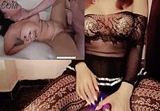 Chica Caliente Big Natural Tits Masturbates to Orgasm Creampie POV with Horny Latina Melons