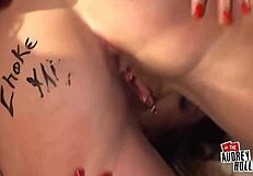 wanna see leila and audrey gape from monster cocks in wild gangbang?