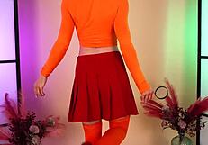 Sexy cosplay try-on wonder woman leeloo velma daphne hannahjames710