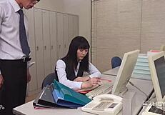 Stressed newbie yui watanabe sucks cock hard for creampie stress relief!