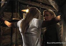 mistress commands handmaiden to facesit naughty young slave hard