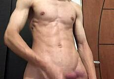 god this brazilian stud's monster cock has me stroking hard solo