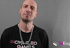 young vanesa merino swallows old cock whole in steamy porn casting!