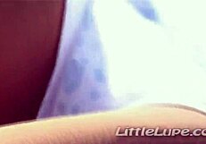 colombian teen lupe strips panties fingers shaved pussy outdoor