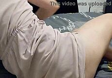 French slut in rose satin panties gets doggystyle ass licked and fucked pov with dirty talk spandex muff dive