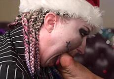 i'm shakin my big ass lovin this xmas lesbian anal toy fuck with her wet pussy