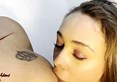 wanna join our lesbian orgy? five girls lick pussies, finger and strap-on fuck wild