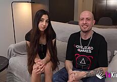 young vanesa merino swallows old cock whole in steamy porn casting!