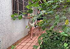 safada hit party to fuck grabbed big tit latina on street