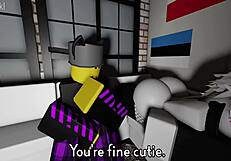 Fucking cat girl's big ass with monster cock and big tits