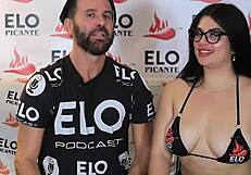 Hey Antonella Jones you ready to show off those huge natural tits in casting?