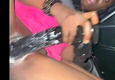 Ever wonder what happens when Uber guy spies my huge toy pounding?