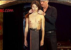 Redhead Pornstar Bound for Intense Maledom Whipping Session