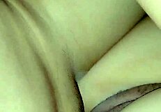 Beautiful asian beauty takes hot cum right in her smooth armpit missionary style