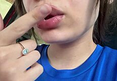 yo check this latina spitting tongue fetish panties ass worship mouth action dripping wet!