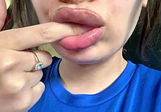 yo check this latina spitting tongue fetish panties ass worship mouth action dripping wet!