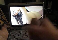 hot teen jerks monster cock to huge webcam cumshot slowmo