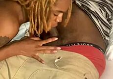 Redhead babe Erin Everheart craves upclose oral before riding hard cock