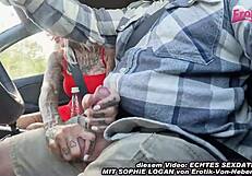 german skinny blonde milf hitchhiker fucked hard on mallorca roads