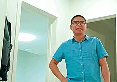 crush on tiny asian office girl leads to tight pussy creampie fantasy