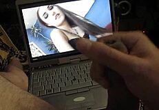 hot teen jerks monster cock to huge webcam cumshot slowmo