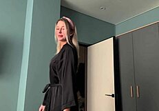 Stepmom finally notices my throbbing cock and teaches me everything