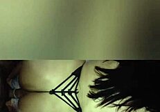 Trainer client wrecked my shemale ass finale in tight hole, loved every thrust