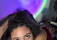 My friend caught me watching her huge plump ass!