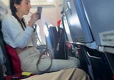 girl, flashing your cute pigtails pussy in airplane got me cumming fast public pov?