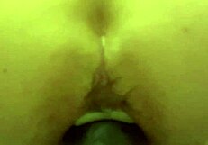 i'm uh stuffing my tight ass with this huge dildo right now