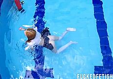 hey sexy ashlee rose shake that wetlook ass by the pool