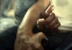 flashing monster cock on public bus gets mexican slut handjob ride