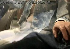 flashing monster cock on public bus gets mexican slut handjob ride