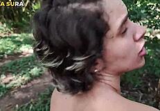 Skinny Blonde Teen Alone In Woods What Do Anal Pussy Fuck Comment?