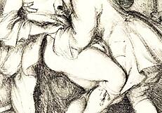 wow dis vintage art collection retro antique style so cool!!