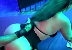 beautiful sexy latina amateur wife in lingerie bounces on huge black cock for wild ass pounding fun