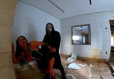 i'm linda the bbw milf screaming from intruder's hard halloween pounding