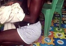 Crazy Sexy Bitch Twerks in Clothes Then Strips Naked for Wild Fun