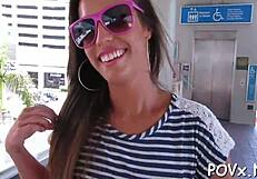 POV with this FREE CUTE teen j slut getting FUCKED rough and hard