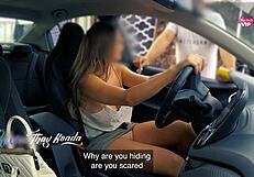 i got all naughty no panties no bra teasing that rug salesman outside