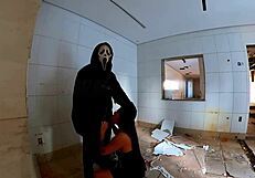 i'm linda the bbw milf screaming from intruder's hard halloween pounding