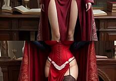 Arcadia academy music video sfw nsfw side-by-side ai women