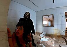 i'm linda the bbw milf screaming from intruder's hard halloween pounding