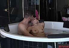 nut deep in my pussy papi during intense romantic ride with veronica leal