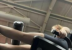 hey watch this 18yo bbw workout masturbate fingering pussy public closeup