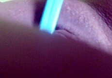 Masturbating Intensely with Clothespin to Explosive Orgasm