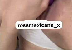 rossmexicana shoves her dildo deep and enjoys every thrust like a hot latina