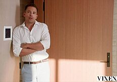 Gizelle Blanco deepthroats balls, rides cowgirl, and spoons to facial cumshot