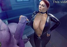black widow's anal duty job oh god stretchin that huge cock so deeep ughh
