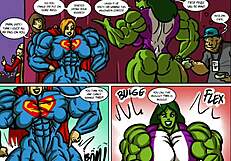stacy battles carla in intense female muscle growth showdown